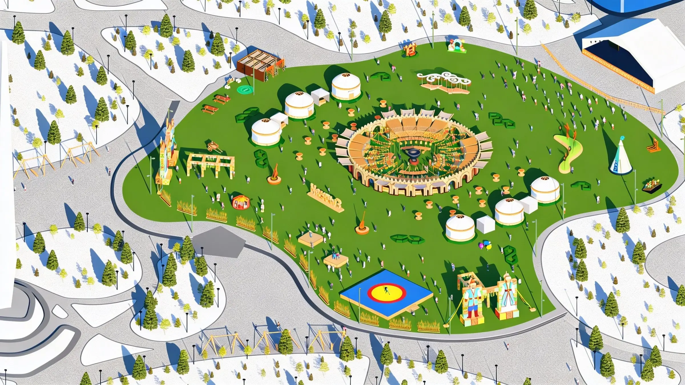Наурыз EXPO 2026 — Генеральный план