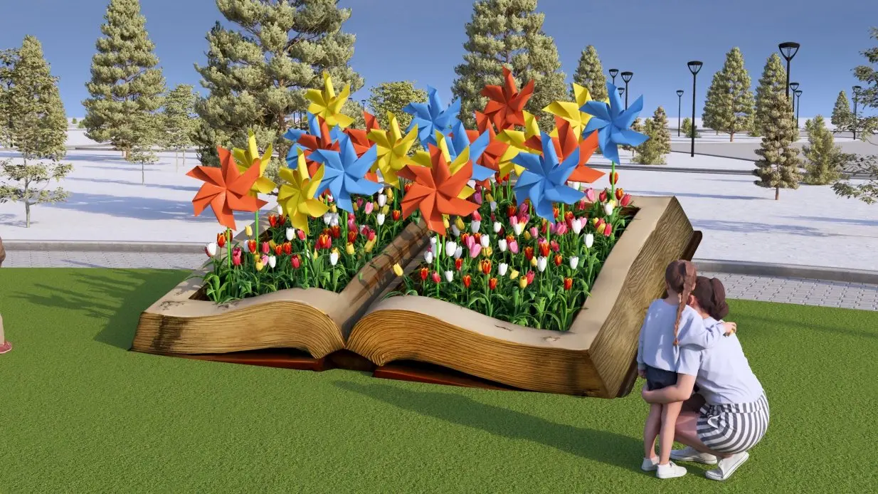 Наурыз EXPO 2026 — «Жел гүлдері» — цветы-вертушки