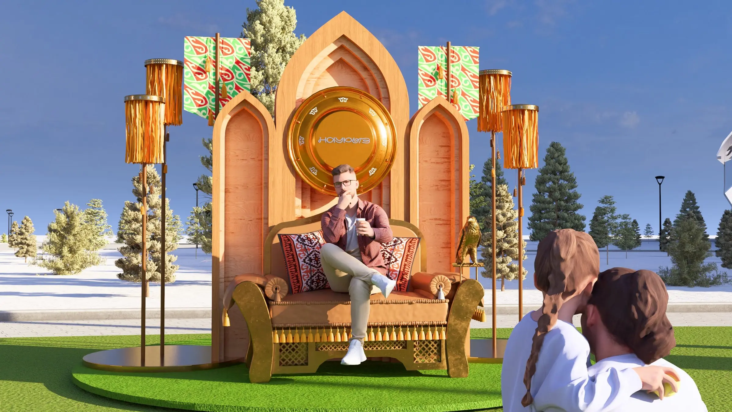 Наурыз EXPO 2026 — Ханский трон