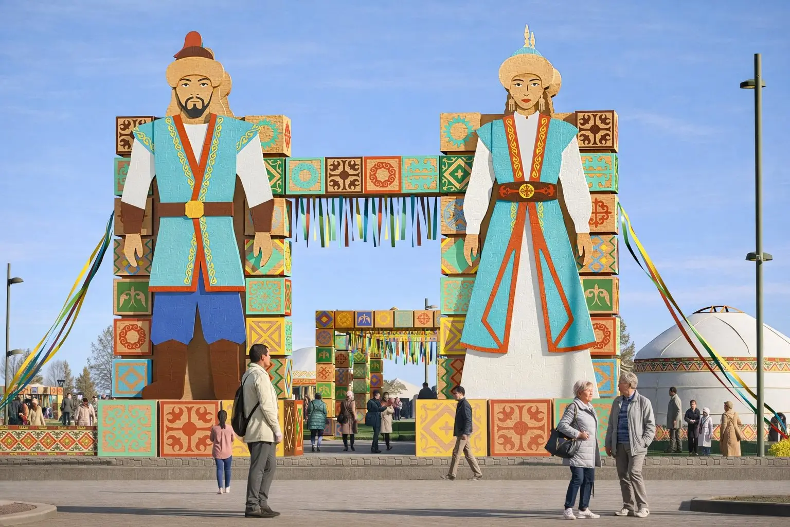 Наурыз EXPO 2026 — Входные арки